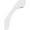 Ekena Millwork 6-in. W x 20-in. D x 28-in. H Legacy Architectural Grade PVC Knee Brace BRCP06X20X28LEC - alternate 6